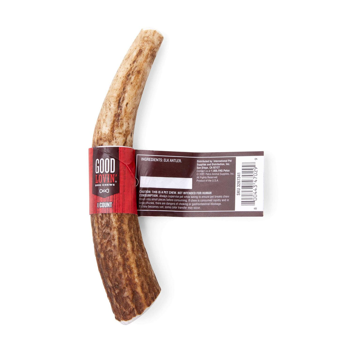 Large Whole Elk Antler Dog Chew M694936