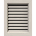 18 inch x 12 inch Vertical Gable Vent Primed Smooth Western Red Cedar O73214