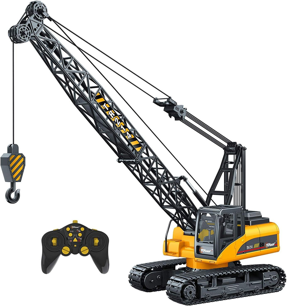 15 Channel 1:14 Scale Battery Powered RC Construction Toy Crane E1100