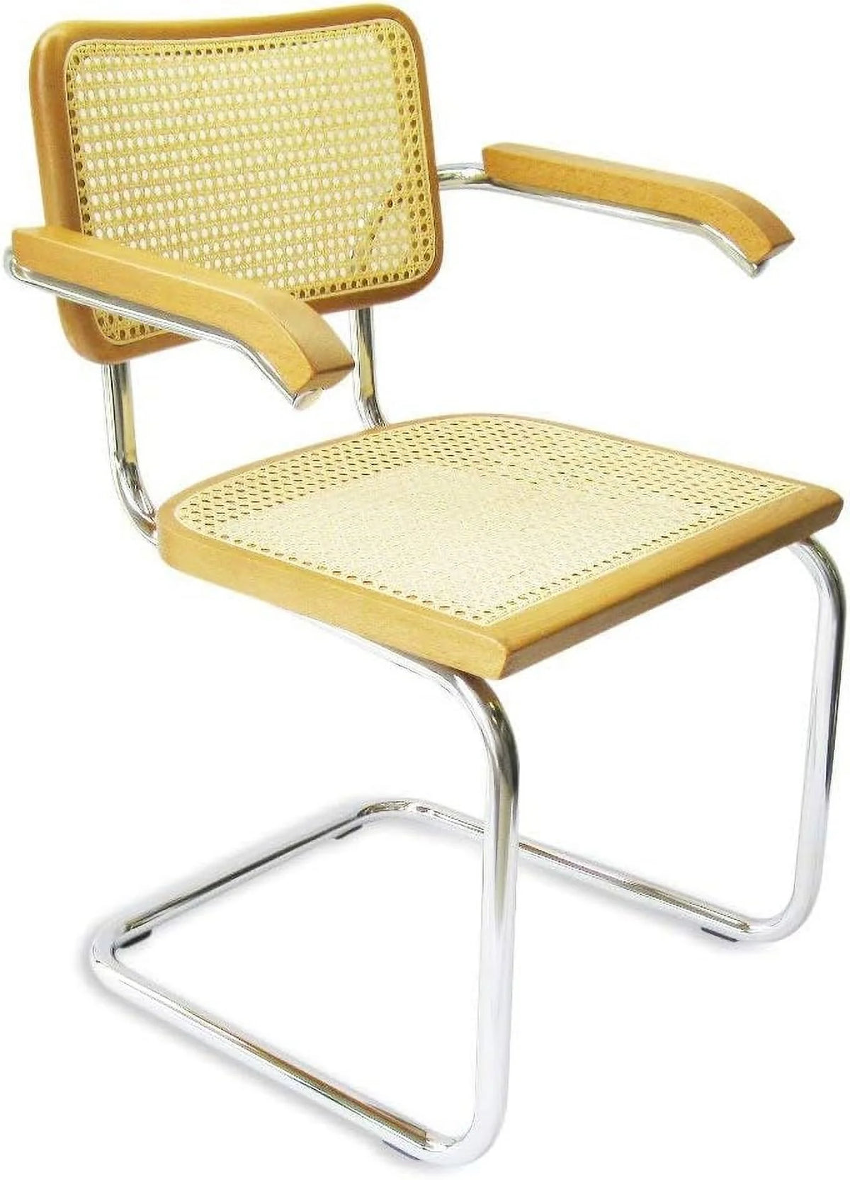Cane Chrome Arm Chair M991