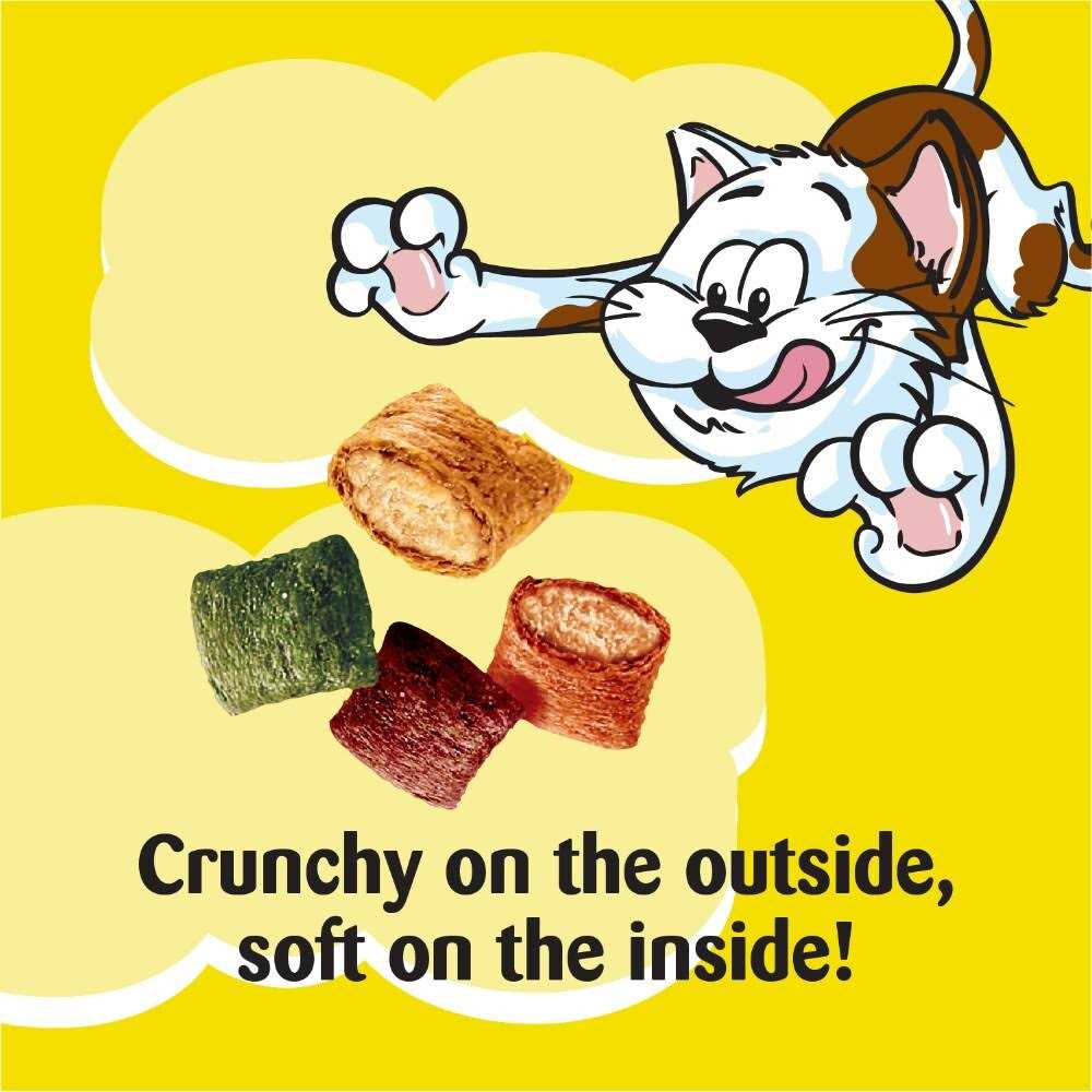 Chicken Dairy & Shrimp Flavors Crunchy & Soft Cat Treats T8575