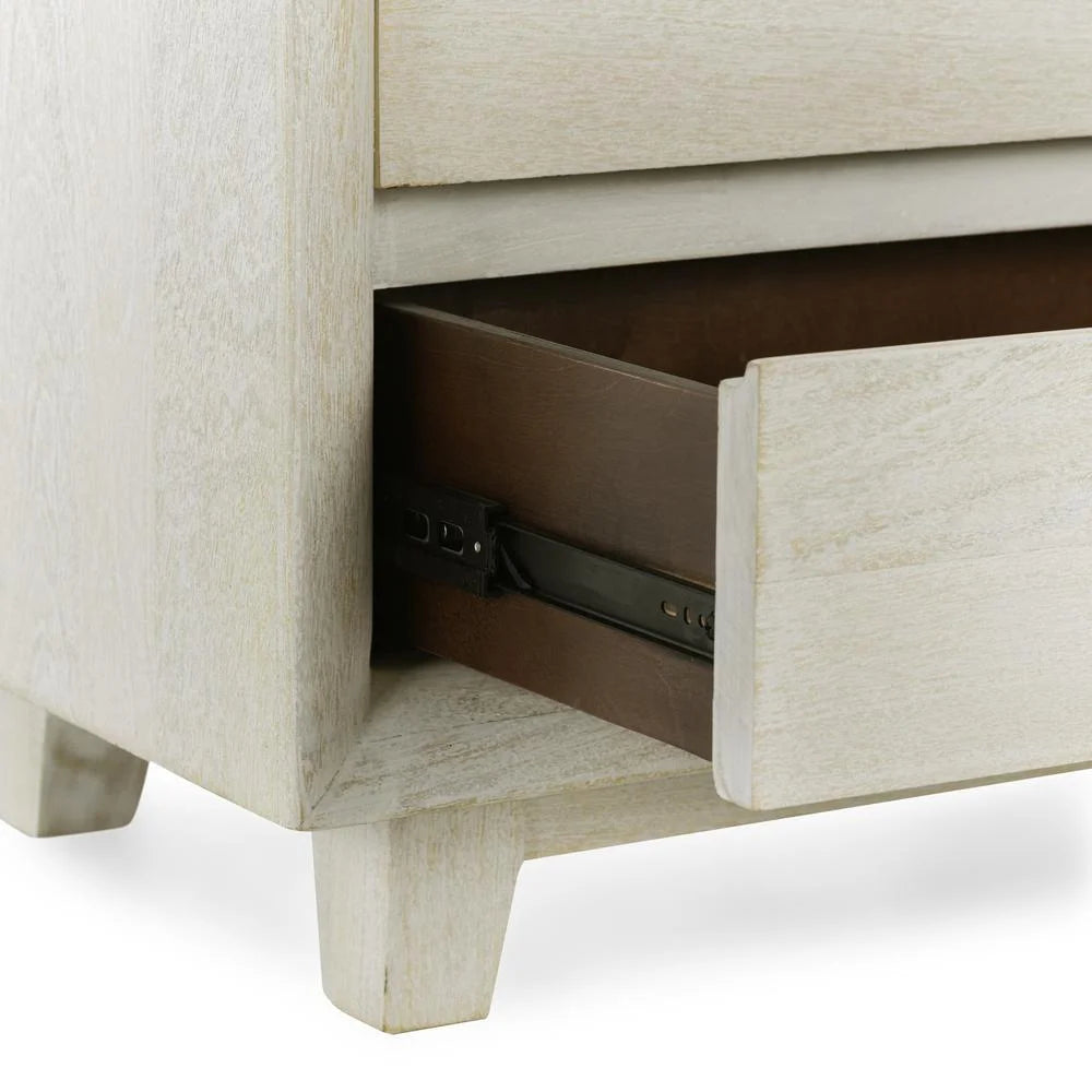 Two-Drawer Mango Wood Nightstand H947932