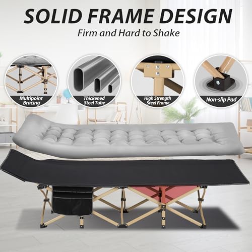Folding Camping Cot with Large Pocket V8316