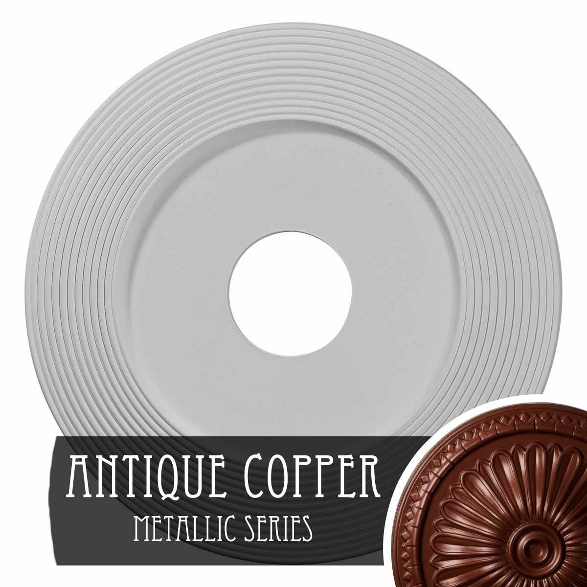 1x22P Hand-Painted Ceiling Medallion S158