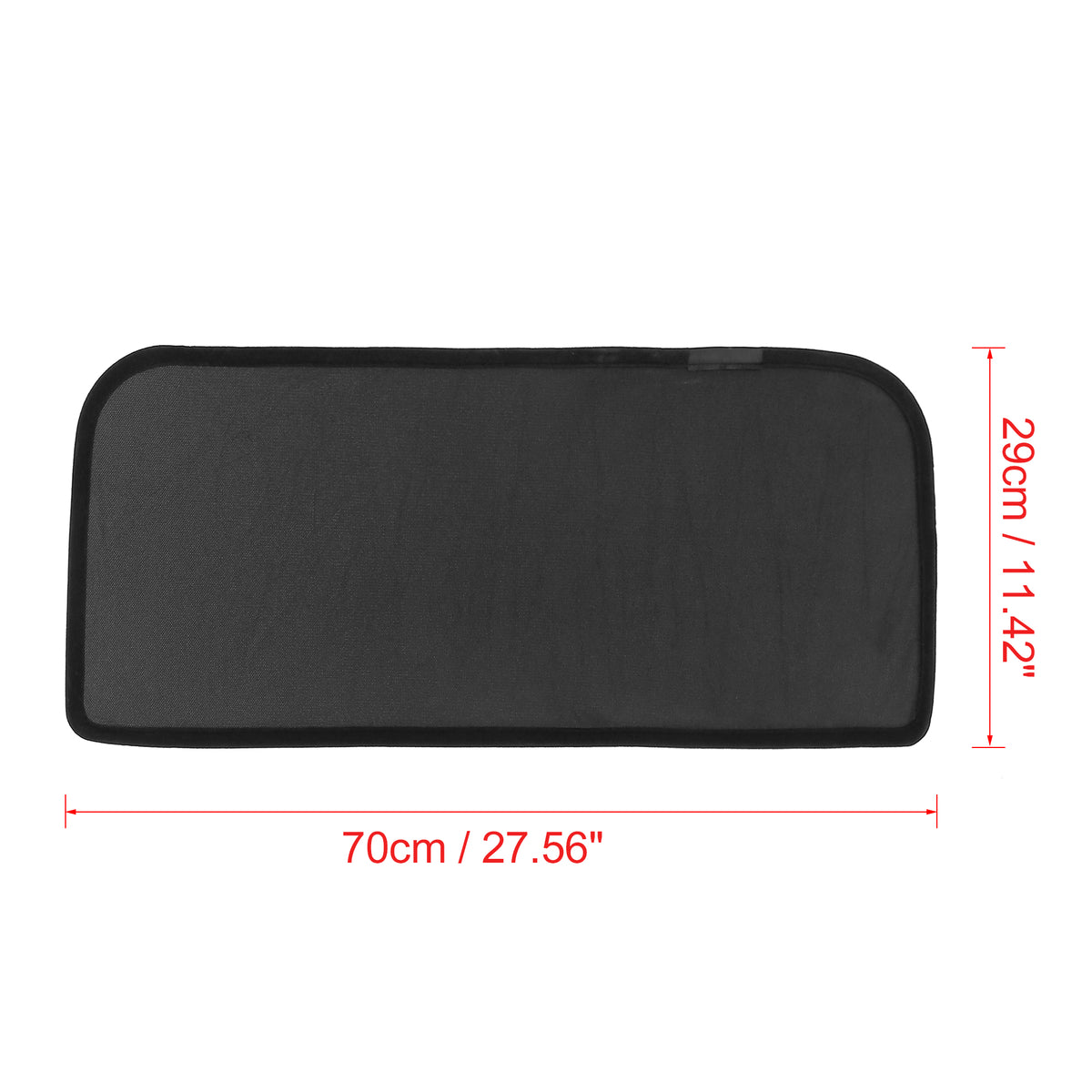 2 Pcs Black Glass Roof Sunroof Shade Cover O754
