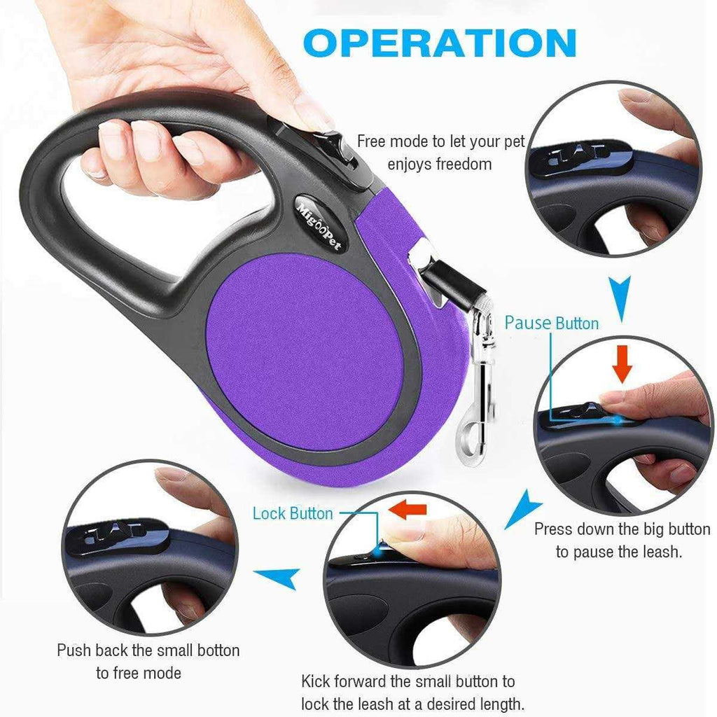 Heavy Duty Retractable Dog Leash 16ft U253
