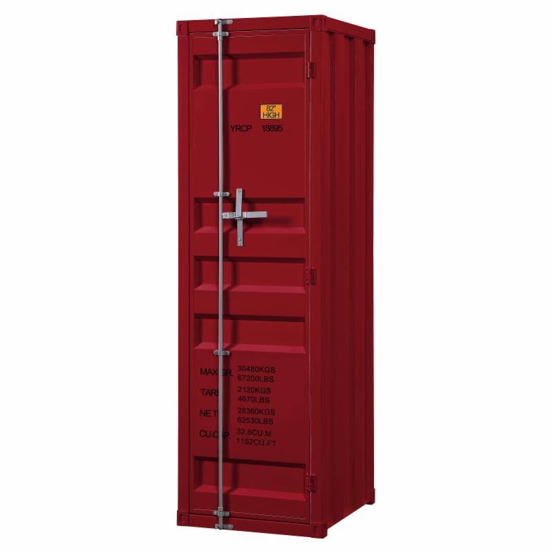 White Single Door Cargo Wardrobe Q917860