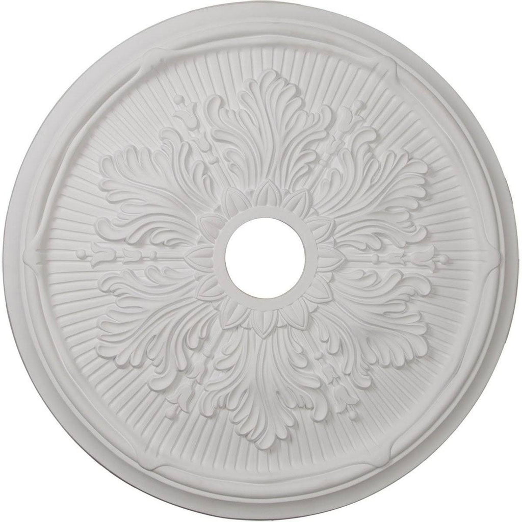 23 3/4x22OD x 3 5/8x22ID x 1 7/8x22P Ceiling Medallion Hand-Painted Smokey Topaz Y8353
