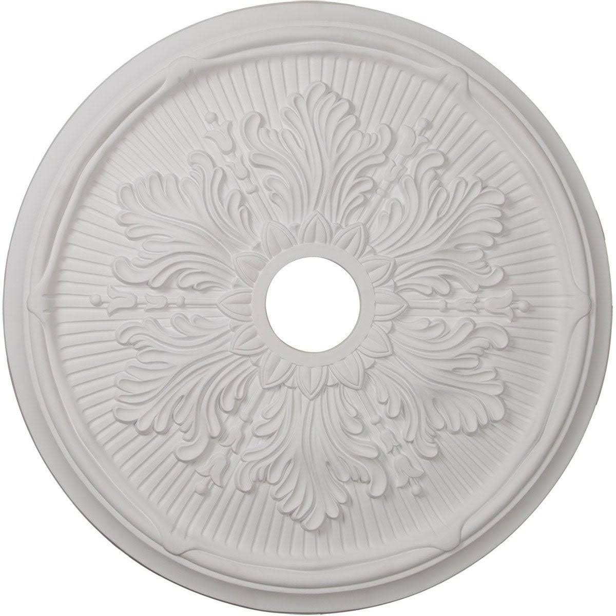 23 3/4x22OD x 3 5/8x22ID x 1 7/8x22P Ceiling Medallion Hand-Painted Smokey Topaz Y8353