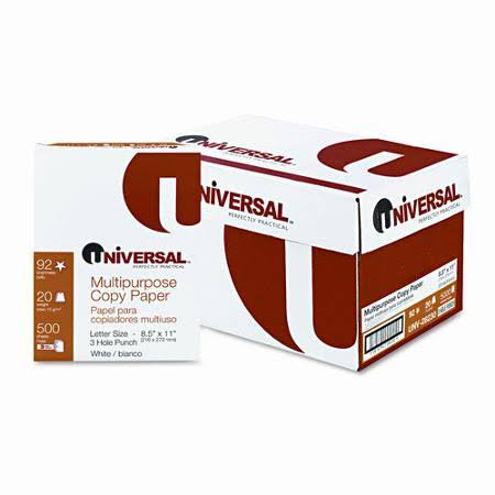 3-Hole Punch White Copy Paper 5000 Sheets/Carton C228