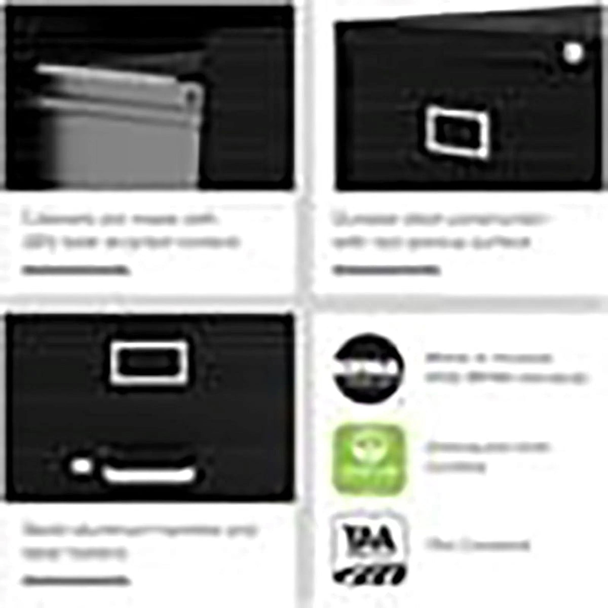 22" 3-Drawer Black Metal File Cabinet S67976