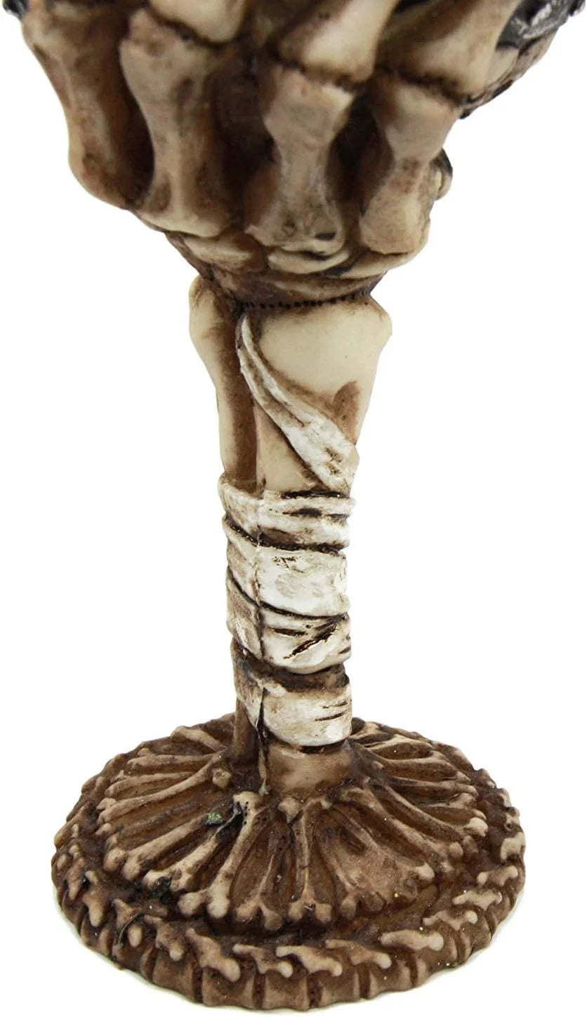 Skeletal Hand Bones Wine Goblet 6Oz Drinking Cup Z55230