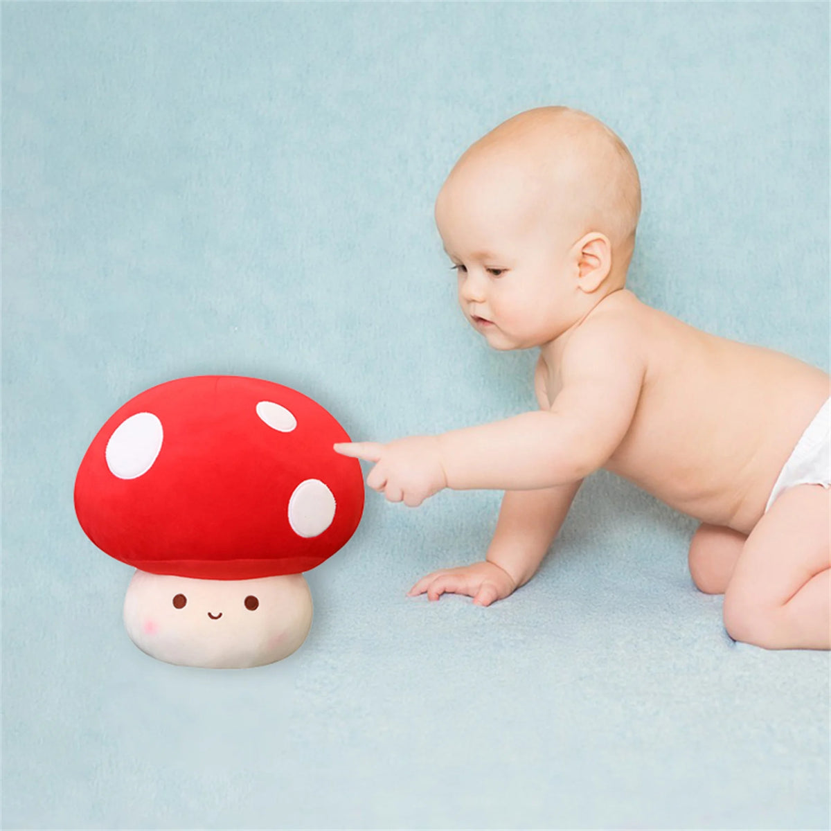 Cute Mushroom Plush Toy Stuffed Doll Pillow H688376