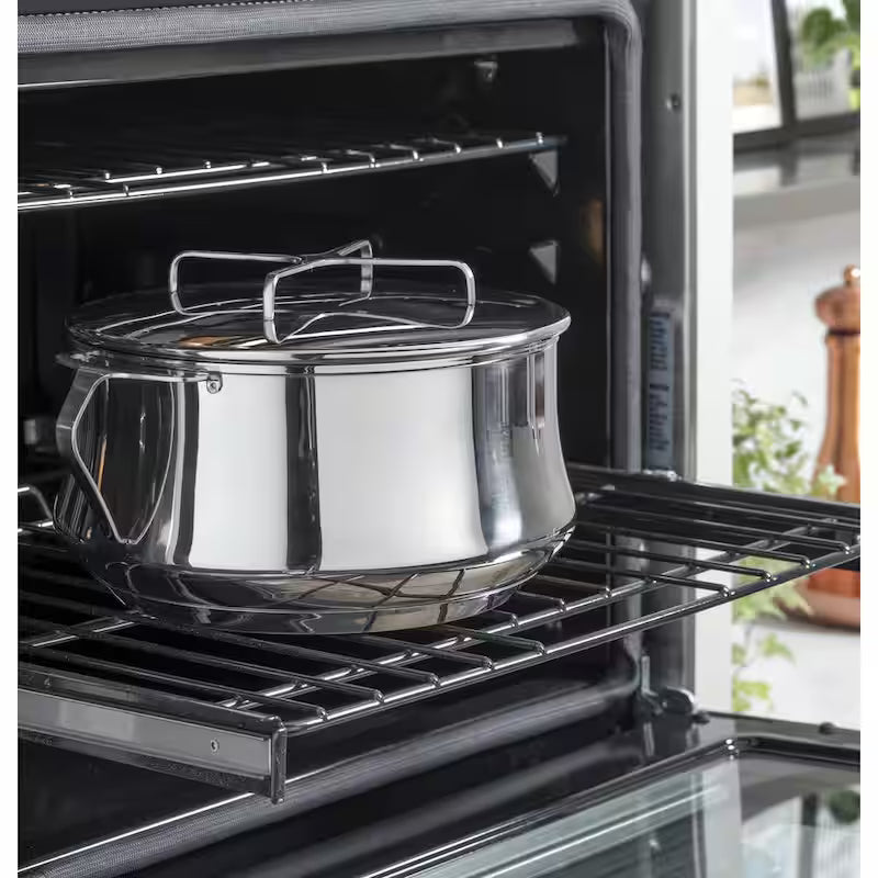 30 in. Smart Electric Wall Oven with Convection Self-Cleaning in Matte White C30989