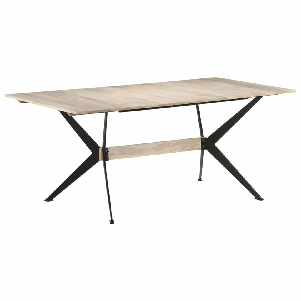 70.9"x35.4"x29.9" Solid Mango Wood Dining Table A72891
