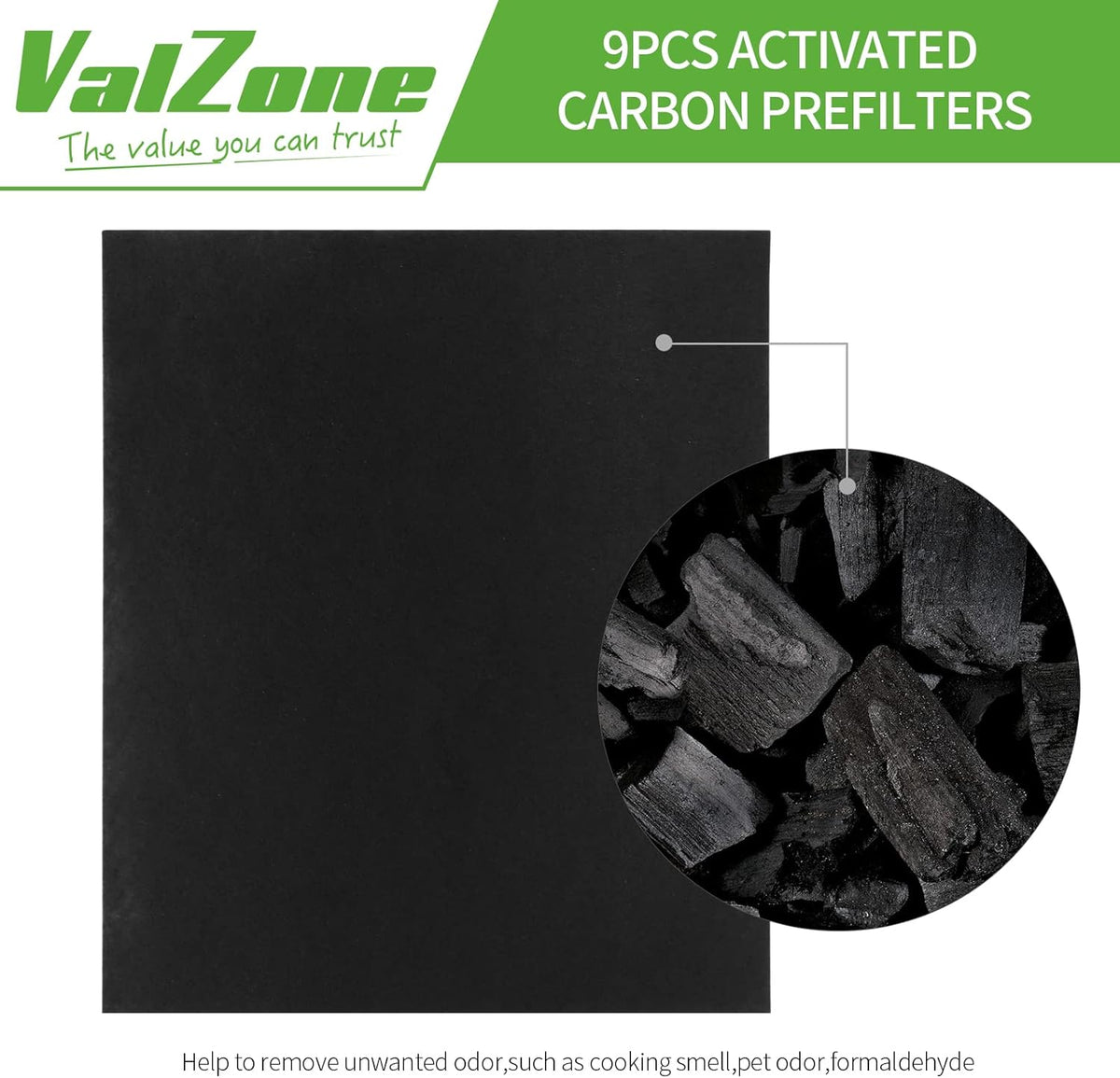 3 Pack True HEPA Filters with 9 Extra Carbon Filters B7811