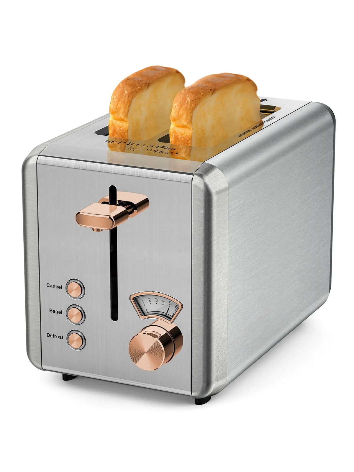 Stainless Steel 2 Slice Toaster with Removable Crumb Tray G992