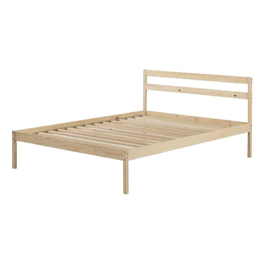Complete Bed Full Natural Wood D825505