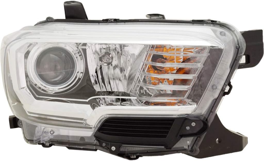 Toyota Tacoma Headlight 2018 Pair Driver and Passenger Side Halogen Type F181