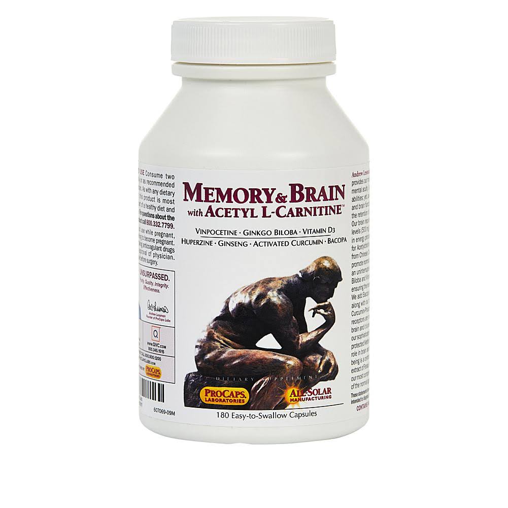 Memory & Brain Acetyl-L-Carnitine 180 C784492