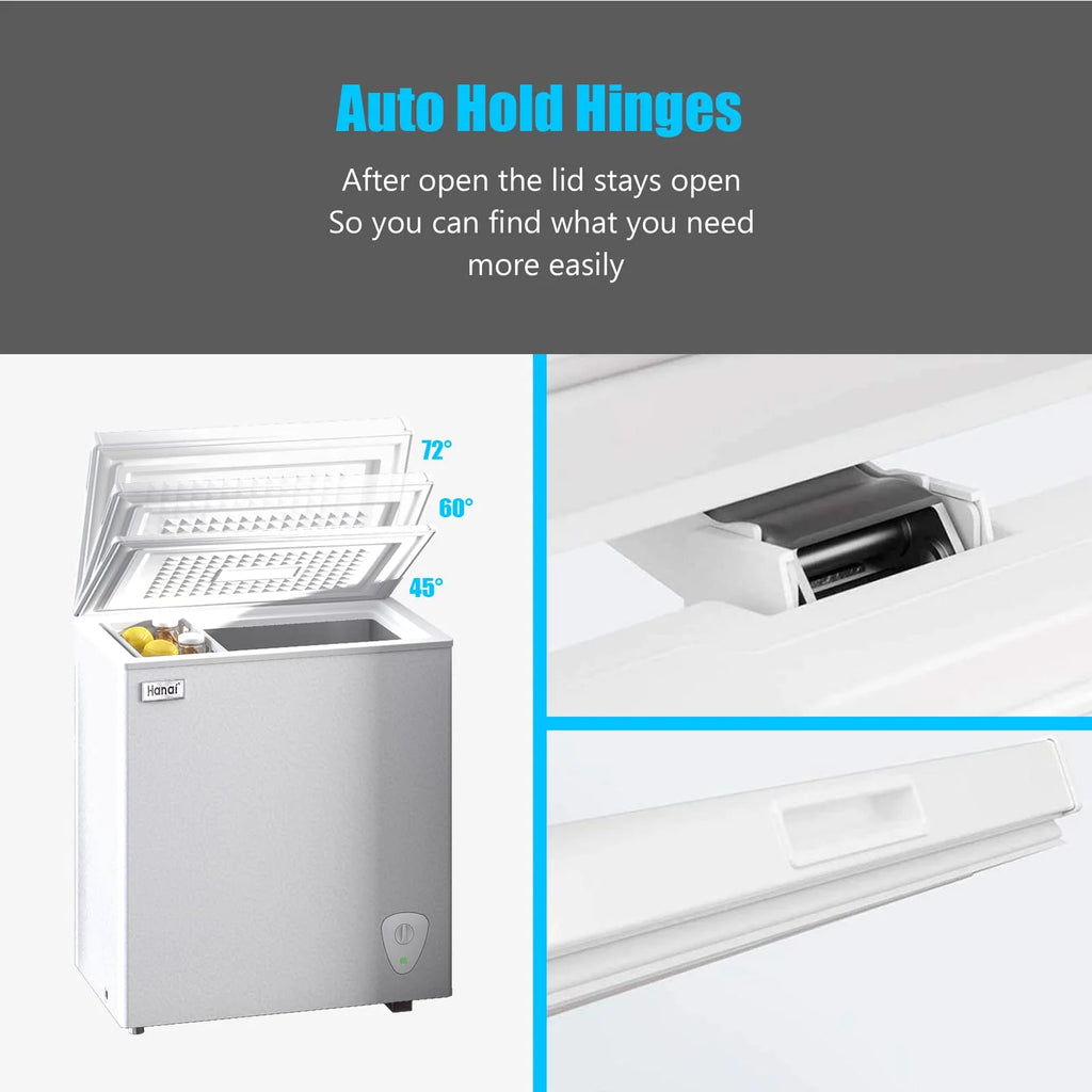 3.5 Cu.ft White Chest Freezer X70089