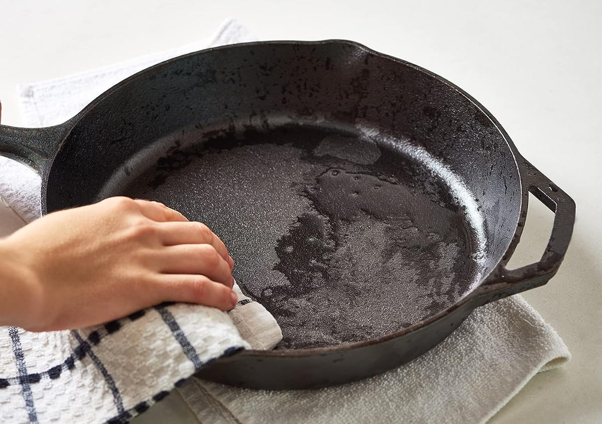 Cast Iron Skillet 3-Pack Set (8, 10, 12) Pre-Seasoned Cookware R199663