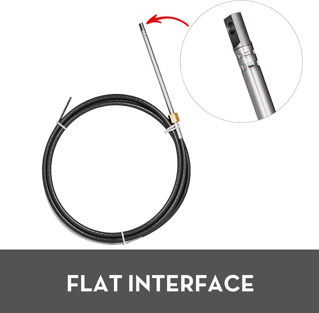 3/4'' Tapered Shaft 13 Feet Outboard Steering Cable N1777