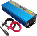 800W Pure Sine Wave Power Inverter DC 12V to 110V AC with 2.4A Dual USB LCD Digital Display T637962