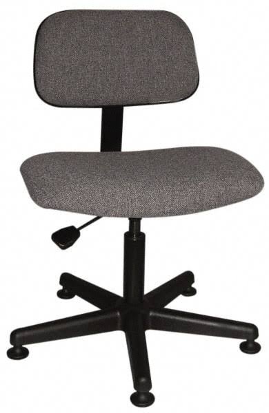 Gray Fabric Chair 5 Star Base D737