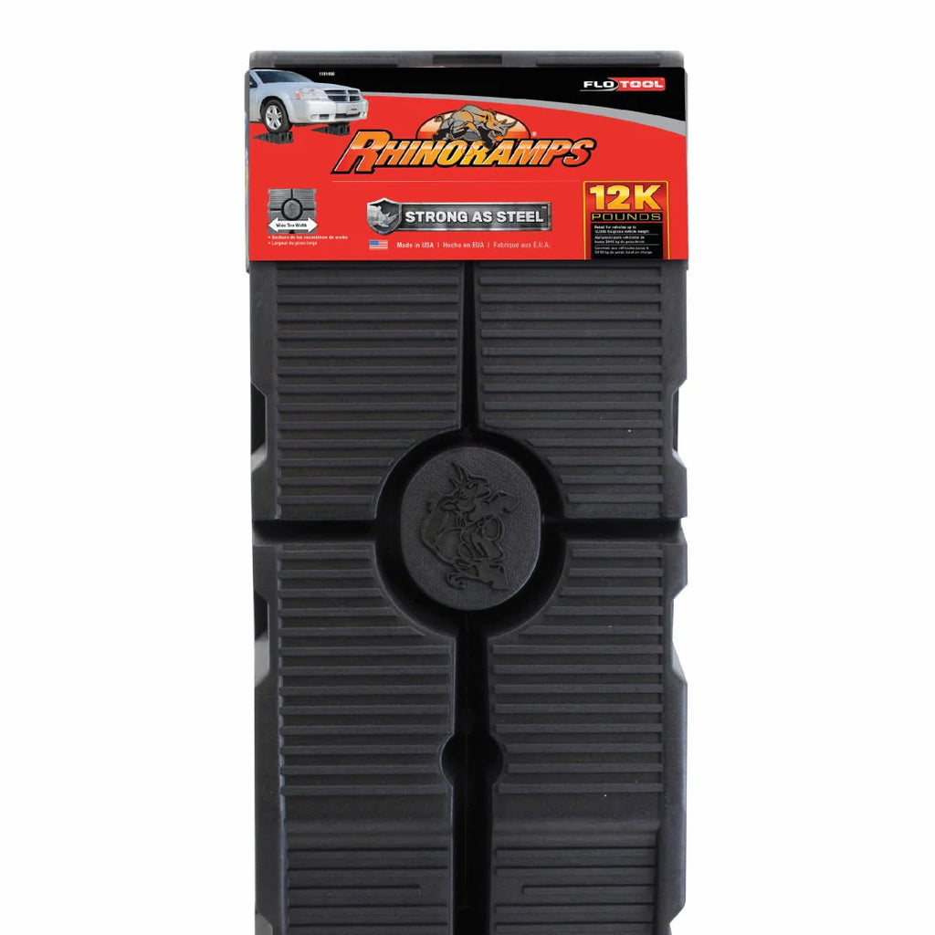 Black Resin Vehicle Ramp Pair 12,000lb 2 Pieces K846