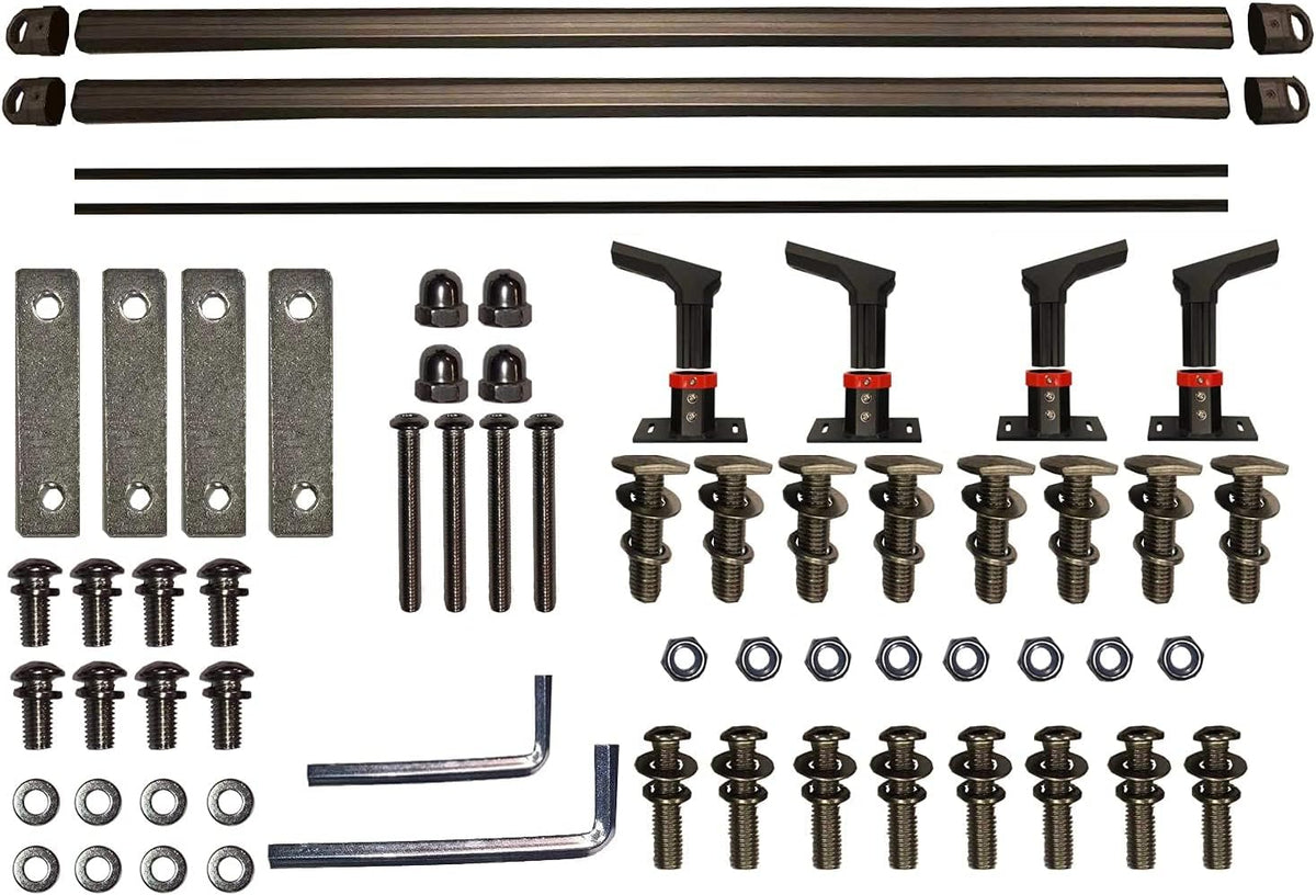 Aluminum Truck Bed Crossbars 2 Bars Set T983