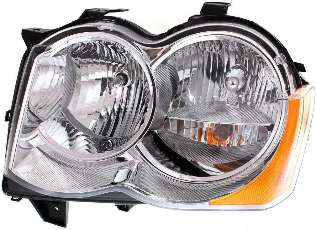Driver Side Halogen Headlight Assembly for Jeep Grand Cherokee 2008 2010 Y549