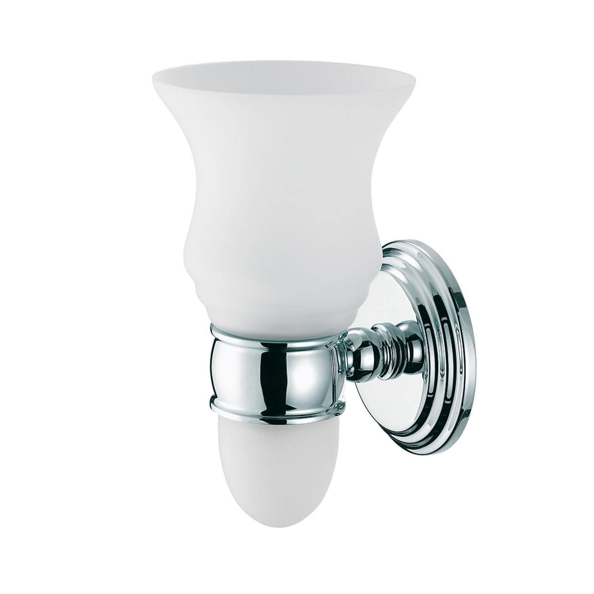 Satin Nickel Light with Satin Etched Glass A8056