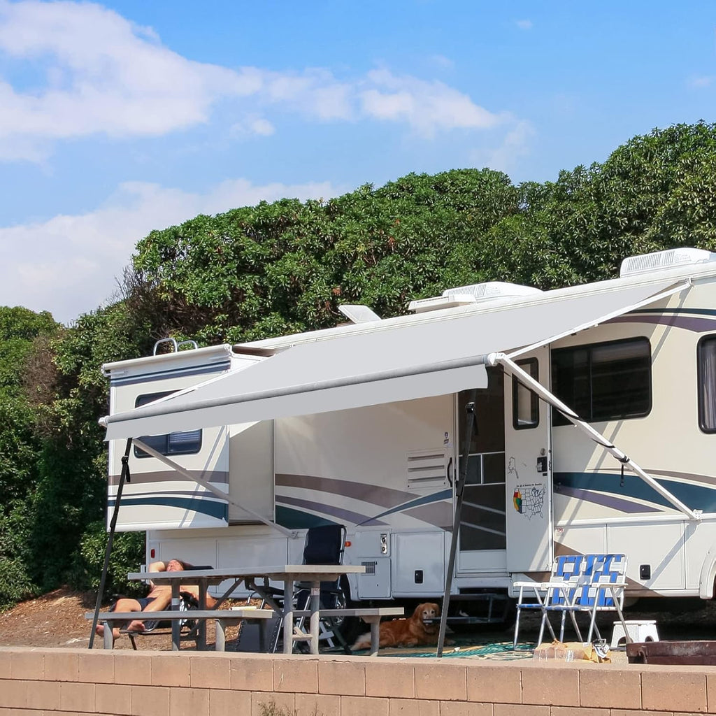 RV Awning Fabric Replacement 20' Gray A14031