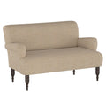 Linen Sandstone Settee E710