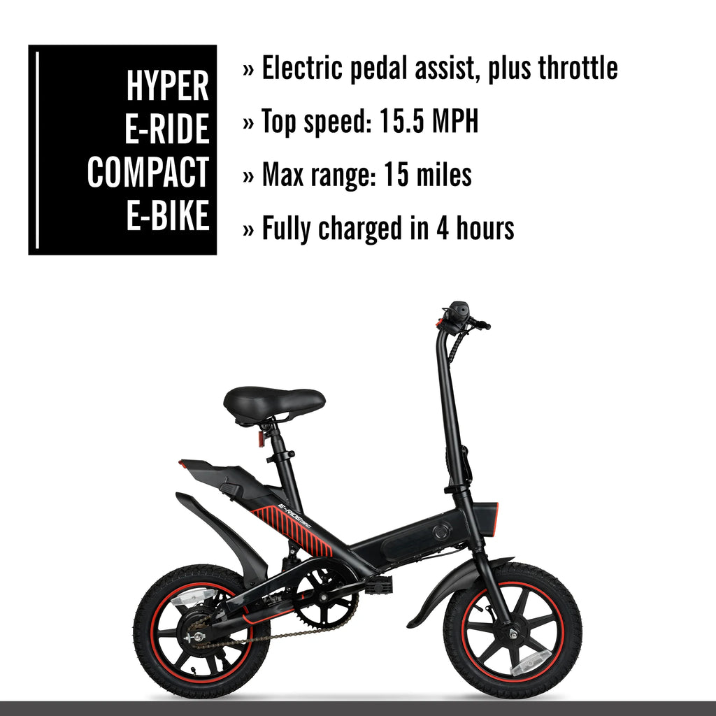 14" 36V Foldable Compact Electric Bike O624725
