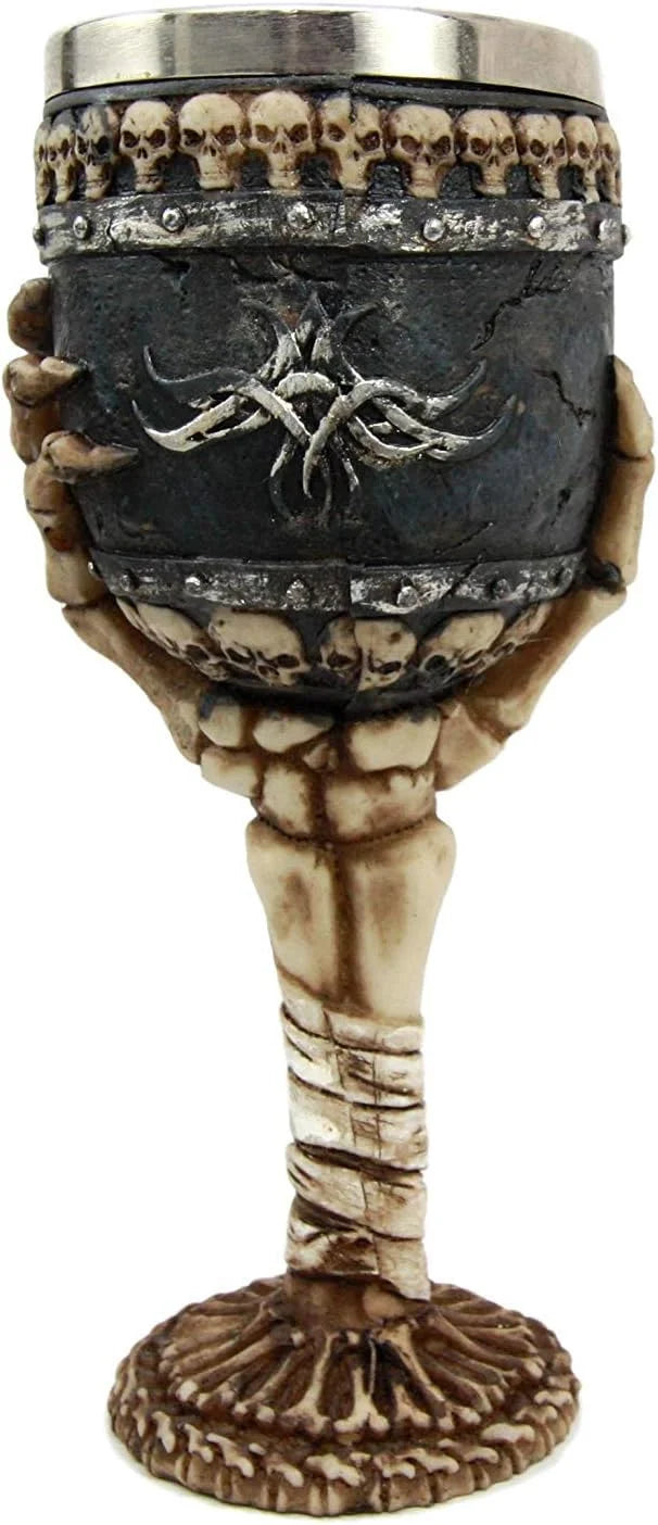 Skeletal Hand Bones Wine Goblet 6Oz Drinking Cup Z55230
