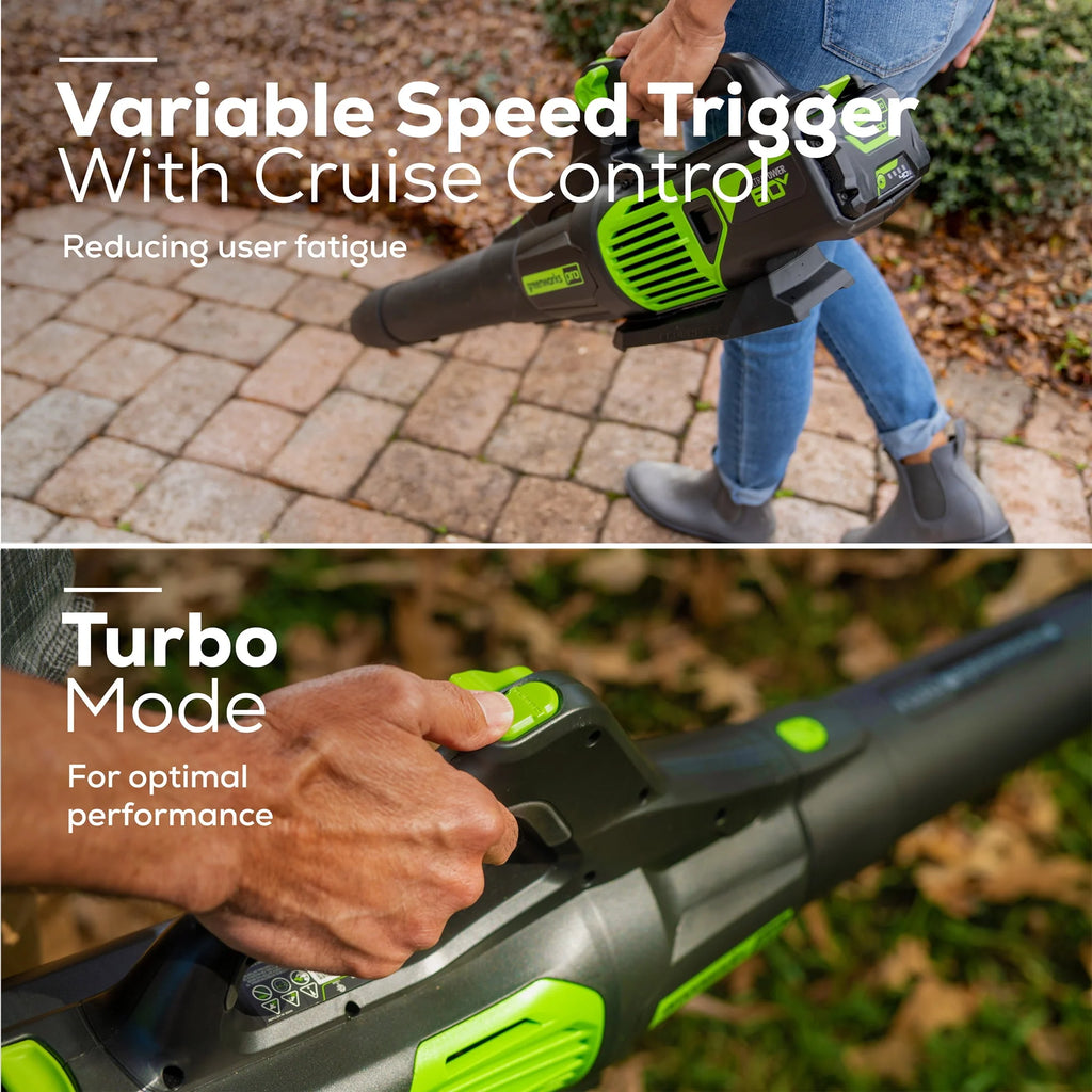 60V 610 CFM Cordless Brushless Leaf Blower with 2.5Ah Battery & Charger H46420