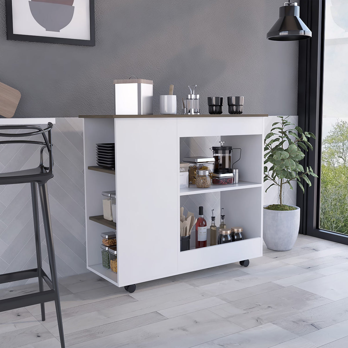5-Shelf Kitchen Cart Y53955