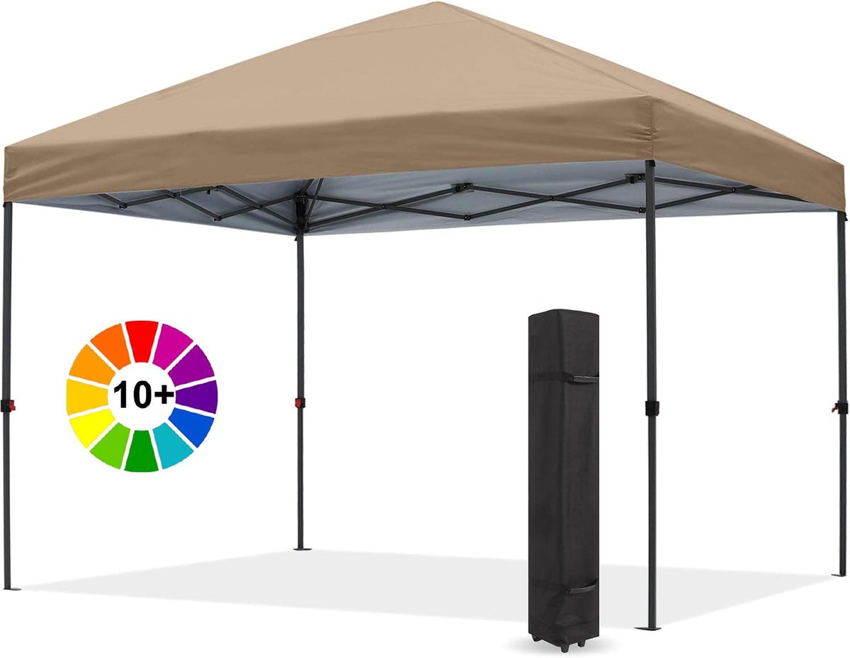 White 10x10 Pop up Canopy Tent Q896860