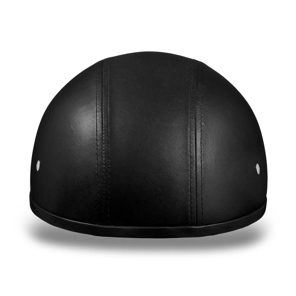 Leather Covered Skull Cap Helmet B191
