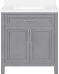 Single Sink Bathroom Vanity in American Grey J344585