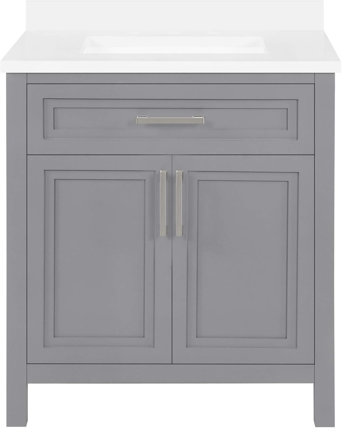 Single Sink Bathroom Vanity in American Grey J344585
