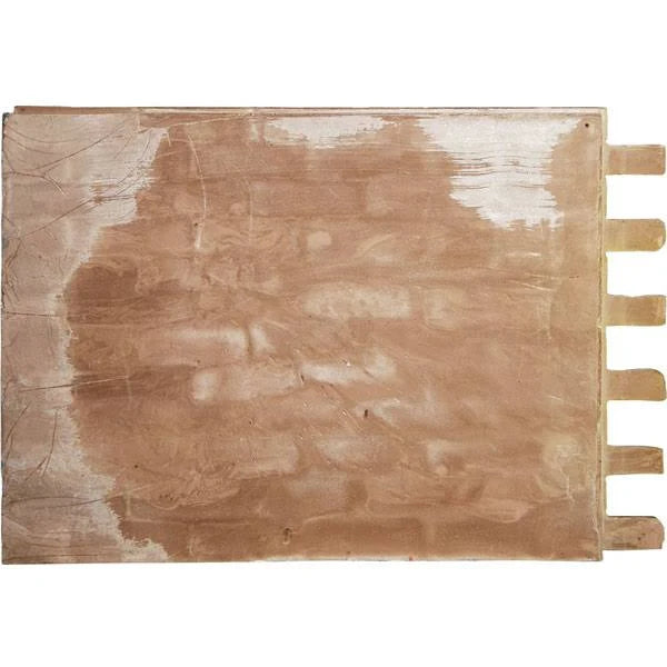 White Faux Brick Siding Panel U54388