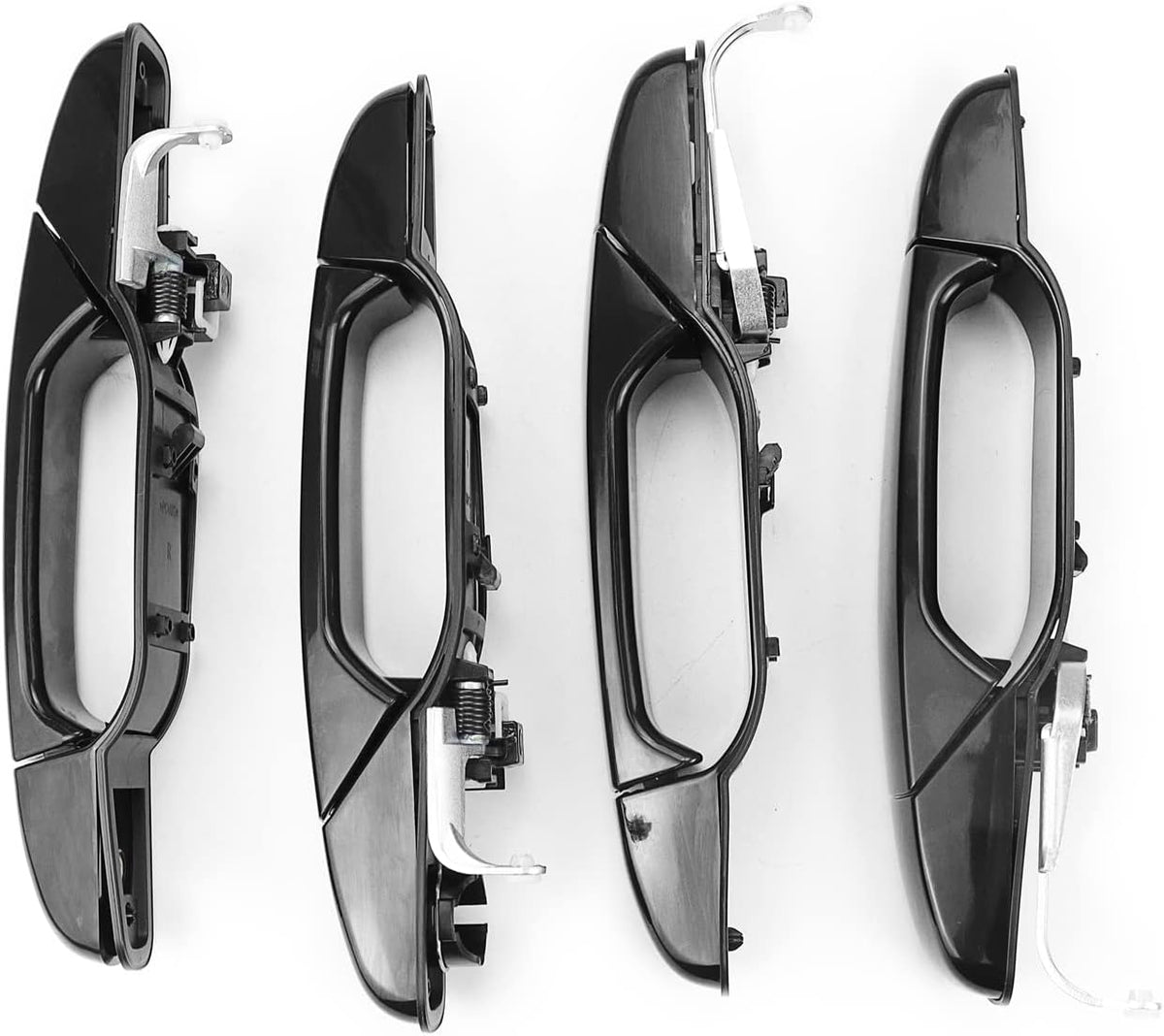 Black Exterior Door Handle Set of 4 B41164