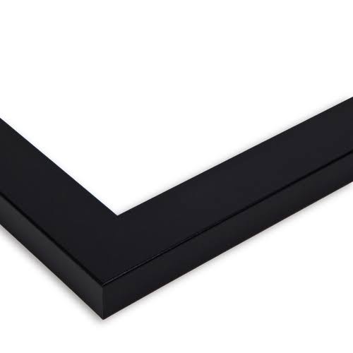 Satin Black Collage Picture Frame with 6 Openings for 5x7 Photos Z516034