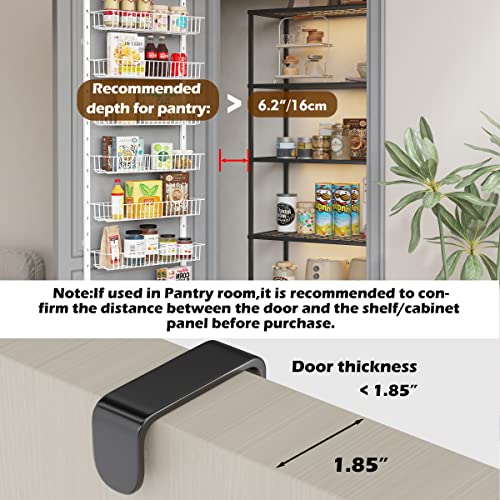 8-Tier Over the Door Metal Pantry Organizer W84208
