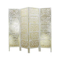 4 Panel Wooden Room Divider Screen U6418