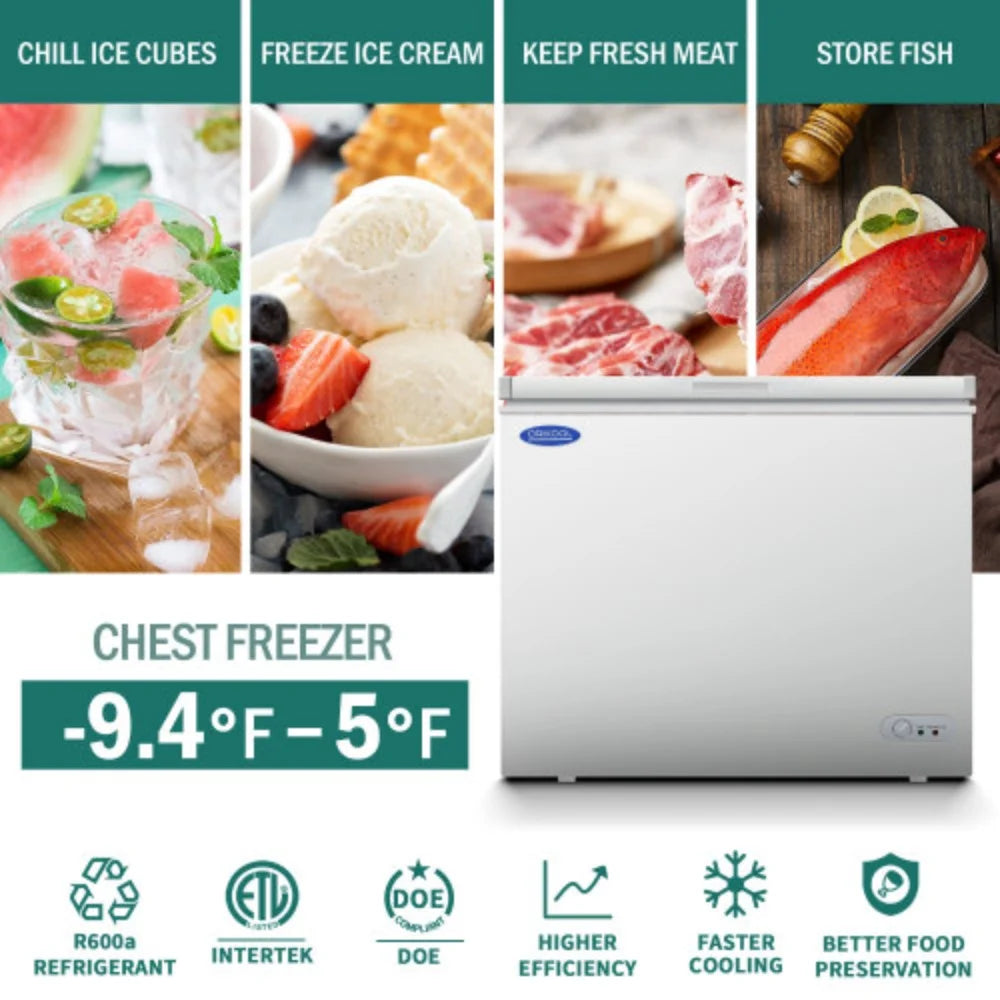 7.0 Cu.ft Chest Freezer with Lockable Lid R1213
