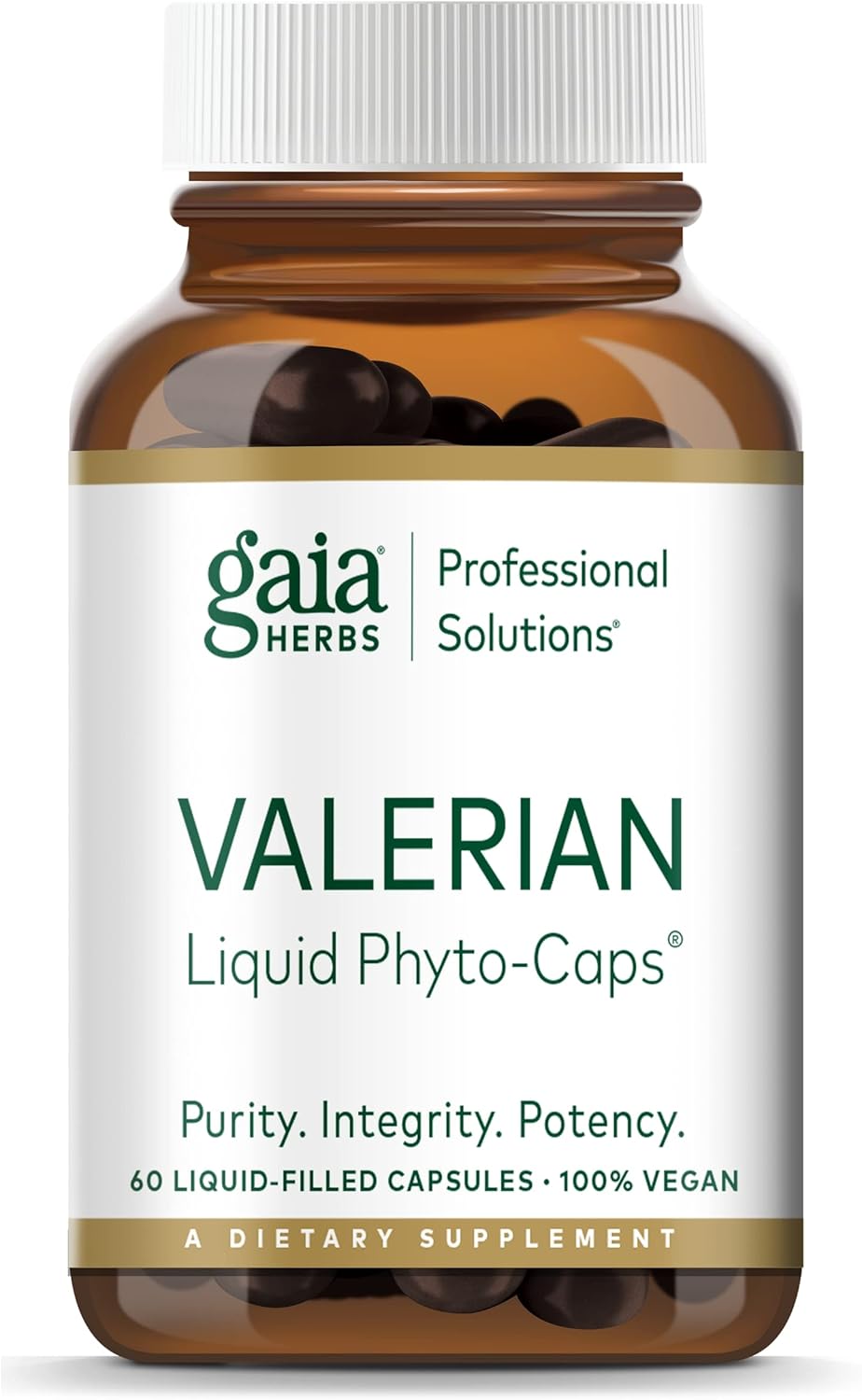 Valerian Root Capsules - 60 Vegan Liquid Phyto-Capsules O873272